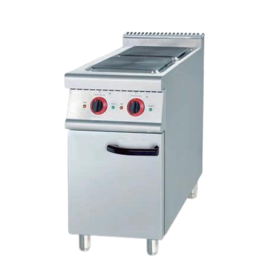 Vertical electric two-head cooking stove