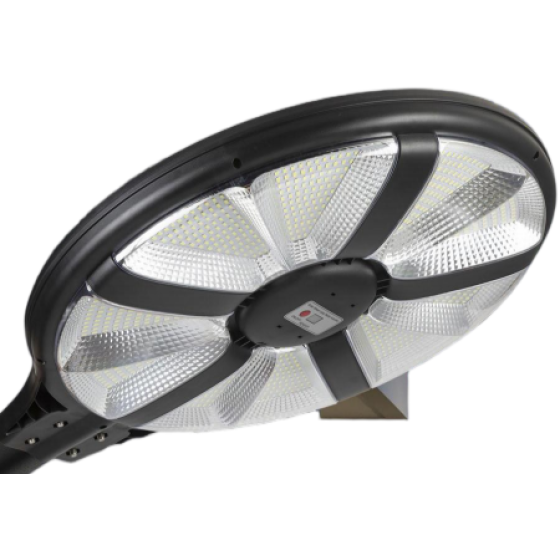 Solar-powered garden lamp