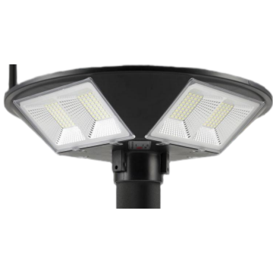 Solar-powered garden lamp