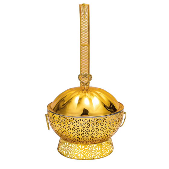 001G stainless steel luxury lace alcohol stove