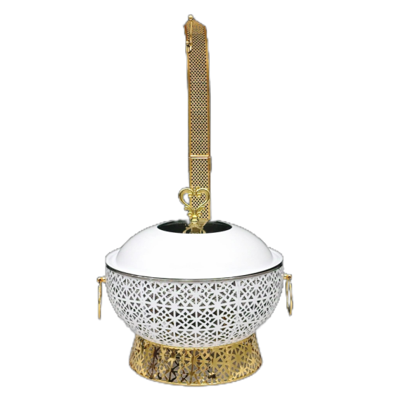001W stainless steel luxury lace alcohol stove