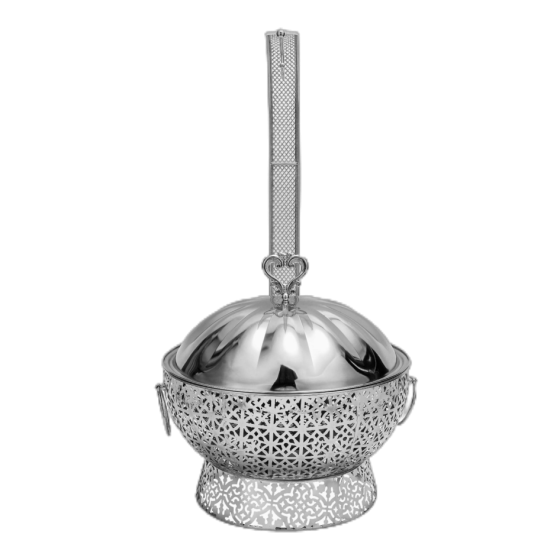 001S stainless steel luxury lace alcohol stove