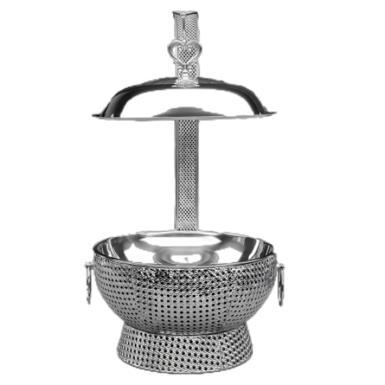 002S stainless steel luxury lace alcohol stove