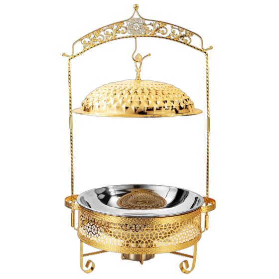 009 stainless steel luxury lace alcohol stove