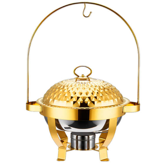 011G stainless steel luxury lace alcohol stove
