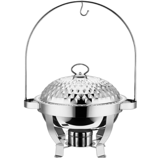 011S stainless steel luxury lace alcohol stove