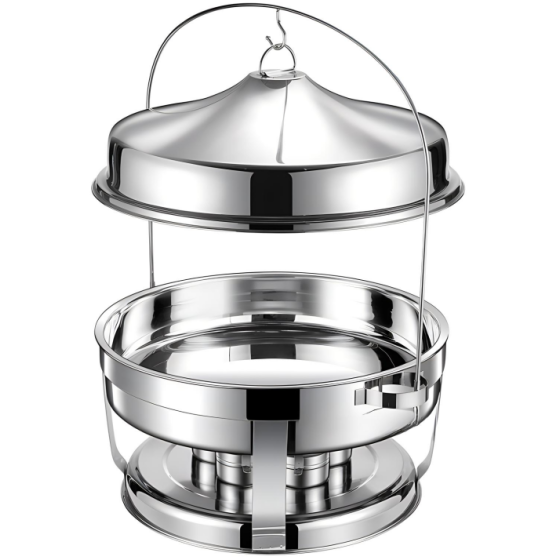 014S stainless steel luxury lace alcohol stove